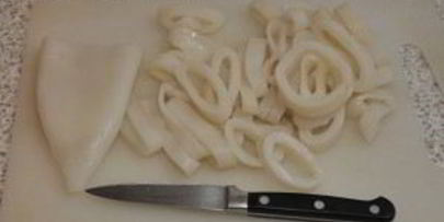 кальмары под соусом бешамель