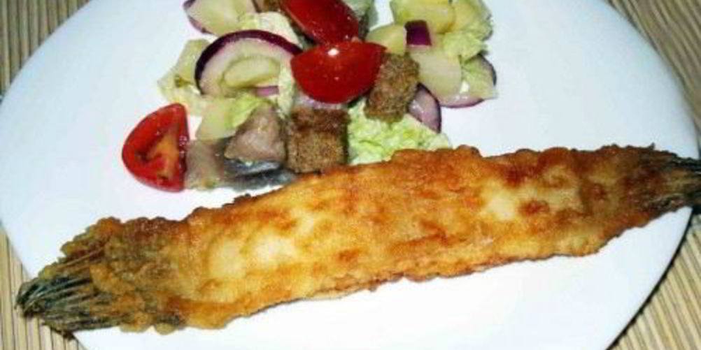 Рецепт камбала в кляре