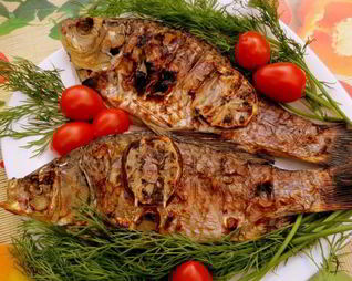 Карась на углях