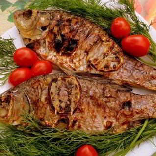 Карась на углях