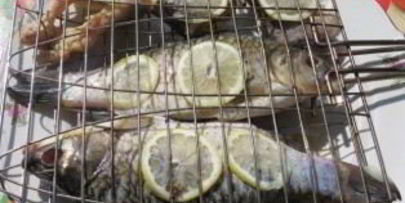 карась на углях