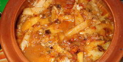 карп в горшочке