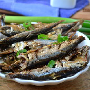 Килька, запеченная в духовке