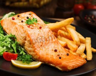 Красная рыба в фольге в духовке