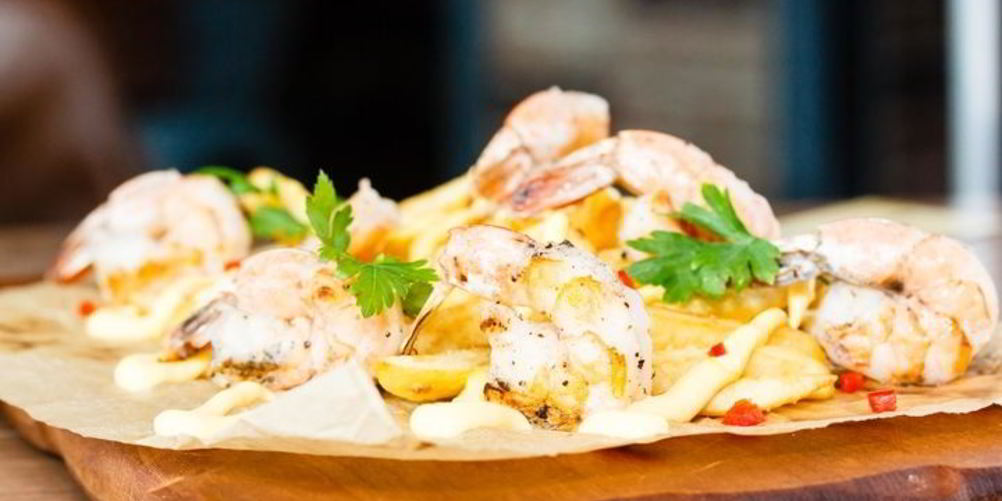 Рецепт креветки на открытом огне