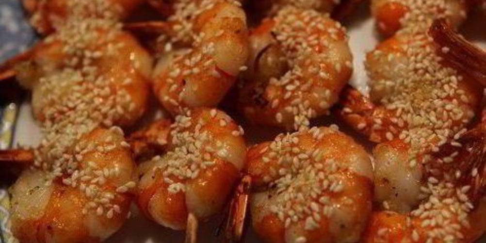 Рецепт креветок с медома