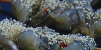 креветки с медом