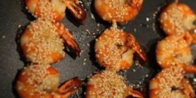 креветки с медом