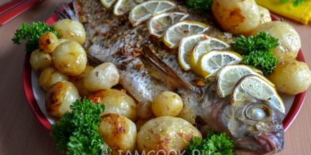 Рецепт лещ с картошкой в духовке