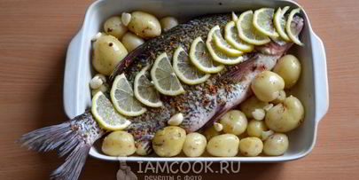 лещ с картошкой в духовке