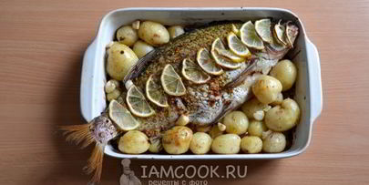 лещ с картошкой в духовке