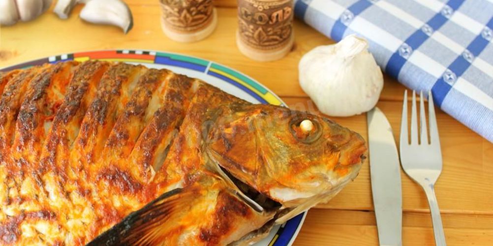 Рецепт лещ в духовке целиком