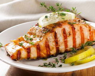 Лосось гриль