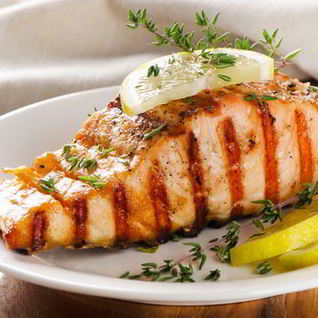 Лосось гриль