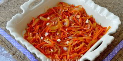 минтай в духовке с морковью и луком