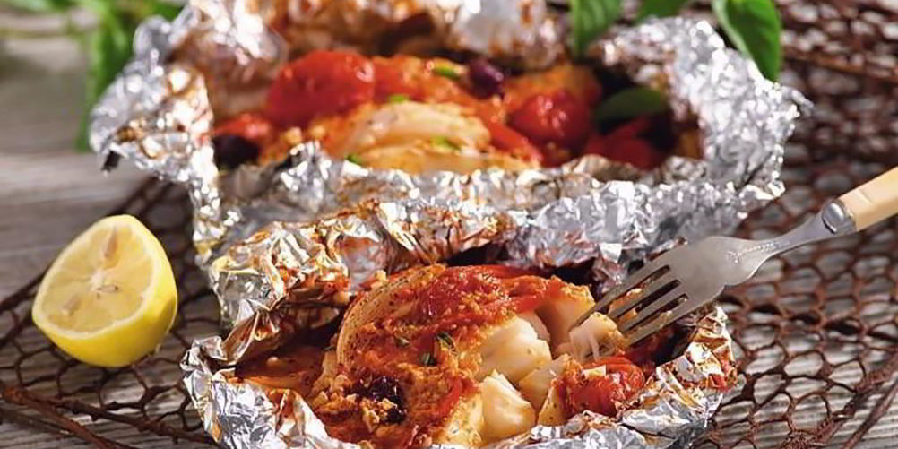 Рецепт налим в духовке в фольге