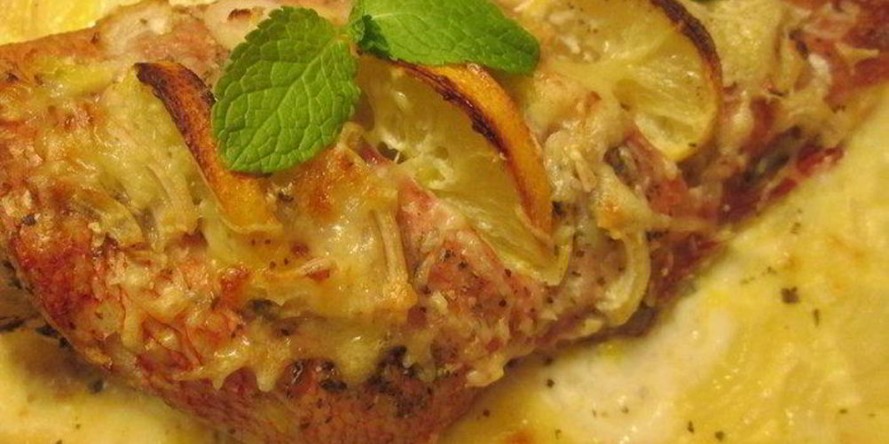 Рецепт окунь цитрусовый