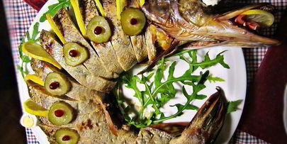 праздничная фаршированная щука