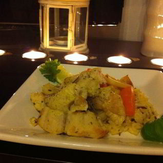 Рыба на парах вина