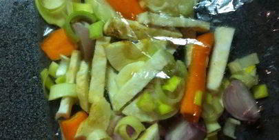 рыба на парах вина