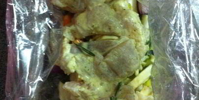 рыба на парах вина