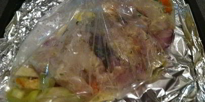 рыба на парах вина