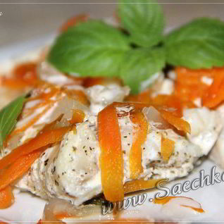 Рыба с мятой