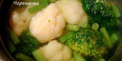 рыба с овощами в сливочном соусе