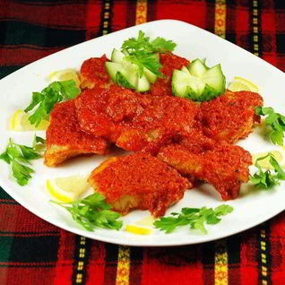 Рыба, тушенная в томатном соусе