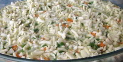 рыба в омлете с овощами в духовке