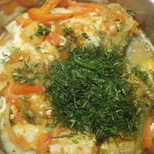 Рецепт Рыба в томатном соусе с овощами