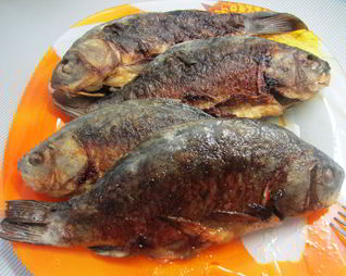 Рыба, жареная в муке