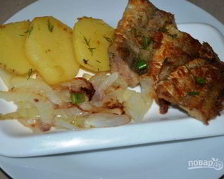 Рыба, жаренная по-русски