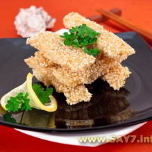 Рецепт Рыба, жаренная в кунжуте