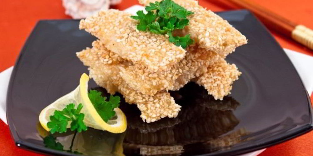 Рецепт рыба, жаренная в кунжуте