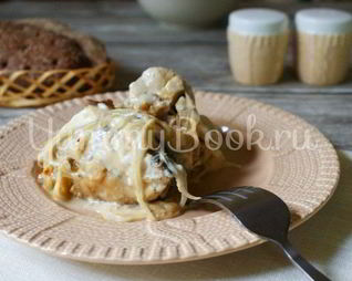 Щука под майонезом