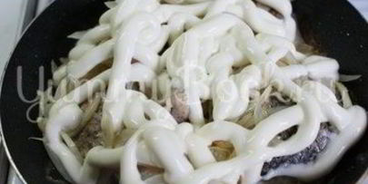 щука под майонезом