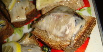 сельдь в горчичном маринаде