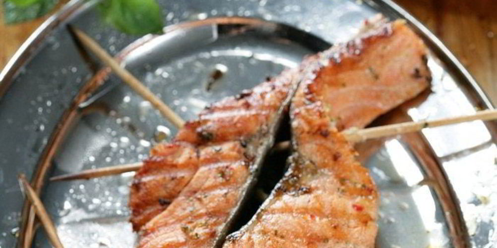 Рецепт семга на гриле