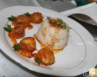 Шарики из хека по-Каталонски