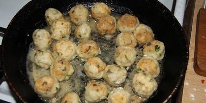 шарики из хека по-каталонски