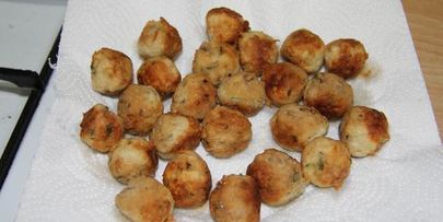 шарики из хека по-каталонски