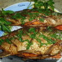 Рецепт Шустрый карась жареный в соусе