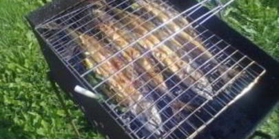 скумбрия на решетке