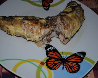 Скумбрия в духовке с майонезом