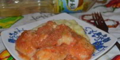 судак тушеный