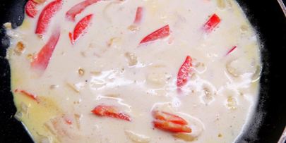 судак в кокосовом молоке с шафраном