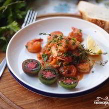 Рецепт Тигровые креветки на сковороде