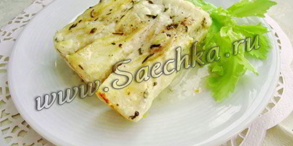 Рецепт треска под творожно-сливочным соусом