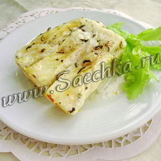 Треска под творожно-сливочным соусом